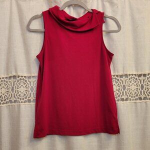 BR Cherry Colored Classy Collared Blouse
